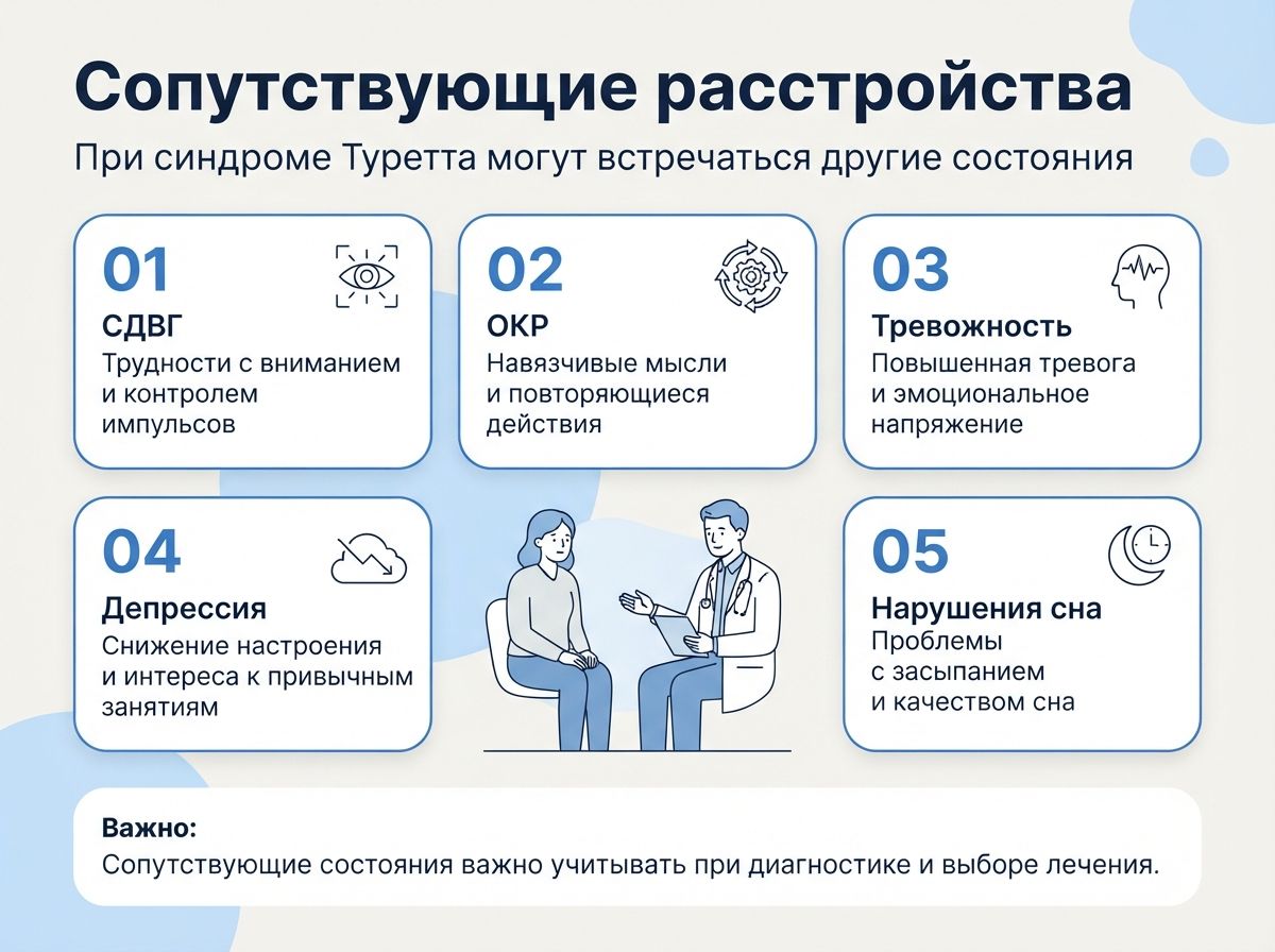 Лечение синдрома Туретта в Баймаке инфографика