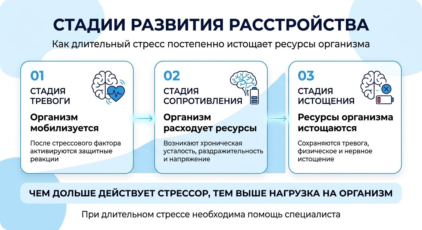 Лечение стресса в Баймаке инфографика